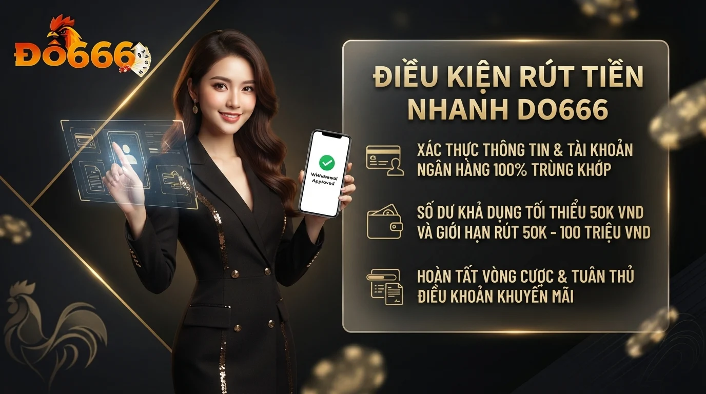 Rút Tiền DO666 do666 dieu kien tien quyet de don rut tien do666 duoc duyet ngay lap tuc